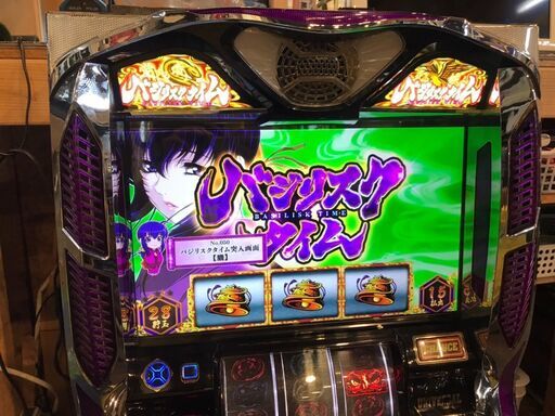 【愛品館八千代店】スロット実機5号機　バジリスク～甲賀忍法帖～絆MK　不要機 愛品館八千代店】スロット実機5号機 バジリスク～甲賀忍法帖～II