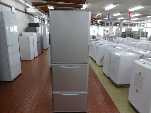 ID 157668　冷蔵庫３ドア　シャープ　350L　２０１９年　へこみ有　SJ-W351E