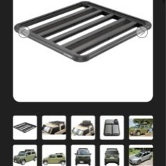 カーメイト ルーフデッキ inno ルーフラック ブラック INA510