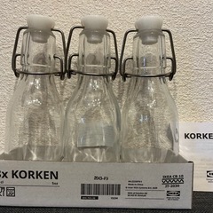 IKEAの瓶3本セット☆新品