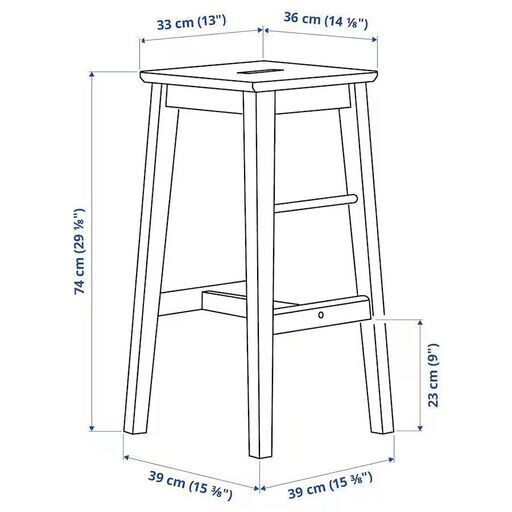 NILSOLLE ニルソッレ カウンターチェア イケア IKEA 2脚セット