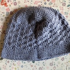 手作り編み物  ニット帽子