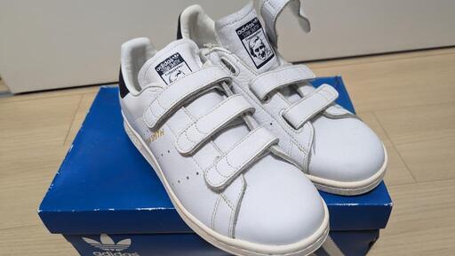 【未使用、タグ付】【adidasスニーカー】 stan smith 25cm