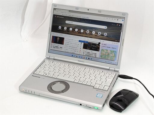 送料無料 新品無線マウス付き 高速SSD 12.1型 中古ノートパソコン Panasonic CF-SZ6RDYVS 第7世代 i5 8GB カメラ Windows11 Office 保証付