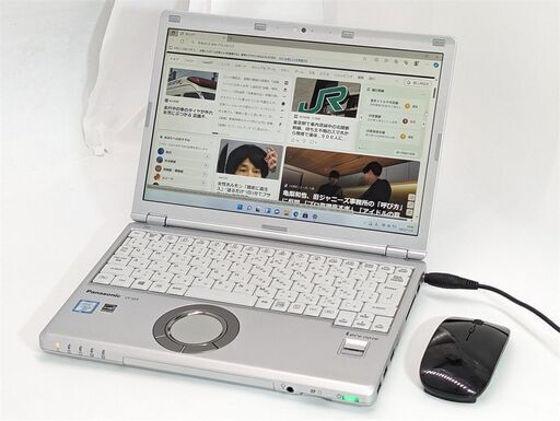 送料無料 新品無線マウス付き 中古ノートパソコン 12.1型 Panasonic CF-SZ5A19KS 第6世代Core i5 高速SSD 無線 Windows11 Office 保証付