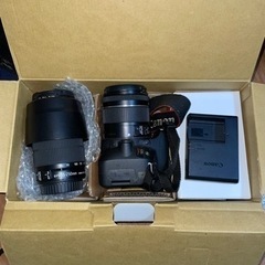 Canon EOS Kiss x9 ダブルズームキット ジャンク?