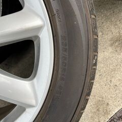 ★値下げしました★【札幌】夏タイヤセット　レクサス純正18アルミ　18×7.5J　PCD120　ブリジストン　REGNO　3部山　LSなど