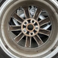 ★値下げしました★【札幌】夏タイヤセット　レクサス純正18アルミ　18×7.5J　PCD120　ブリジストン　REGNO　3部山　LSなど