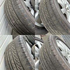 ★値下げしました★【札幌】夏タイヤセット　レクサス純正18アルミ　18×7.5J　PCD120　ブリジストン　REGNO　3部山　LSなど
