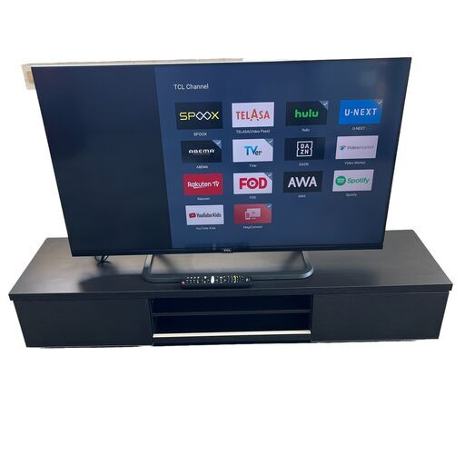 2021年製 TCL 50型 50P8S  液晶カラーテレビ  テレビ テレビ台付き
