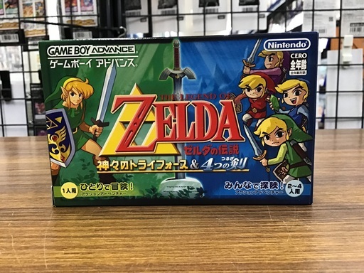 GBA ゼルダの伝説 神々のトライフォース\u00264つの剣
