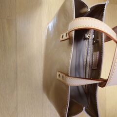 ルイヴィトン／リードPM】超美品ヴェルニ／ノワゼット(ベージュ