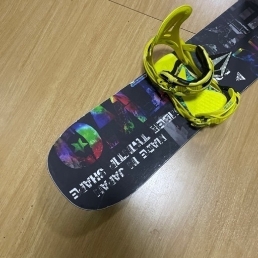 中古雪板屋ESAKU】スノーボードセットSCOOTERSLIDER2FLUXDSセット  