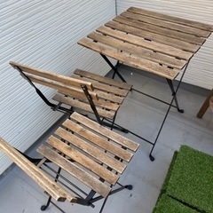 【ネット決済】IKEA テルノー テラス テーブル 折り畳み