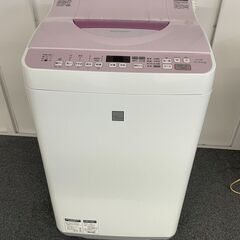 美品 シャープ 洗濯機 2016年 ES-T5E3 