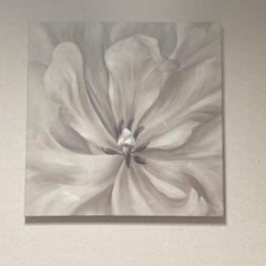 花のアートパネル　オイルペインティング