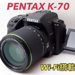 ★PENTAX K-70★S数約390枚●超美品●Wi-Fi搭載...