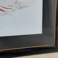 天野喜孝【雲海の城】肉筆/油彩/手描き/表裏サイン有り 公式ショップ