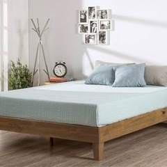 【受渡先確定】Zinus  セミダブルベッド　すのこ木製　ベッド...