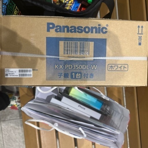 新品未使用未開封Panasonicファクシミリ電話子機付き保証期間内