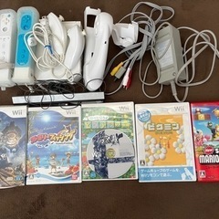 wii2人用セット➕カセット6個付き