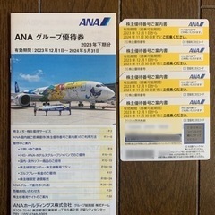 最新　ANA 株主優待券　グループ優待券　4枚