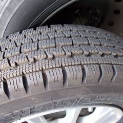 手渡しOK！スタッドレスタイヤ＋アルミホイ－ル４本セット 軽トラ 軽バン 145 80R12 