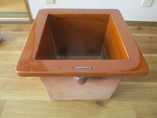 【値下げ】炉壇　陶器　囲炉裏　茶道具　茶室