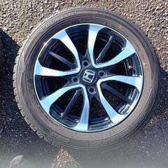 ホンダNBOX カスタム純正アルミホイールとスタッドレスタイヤの４本セット　　値下げしました。