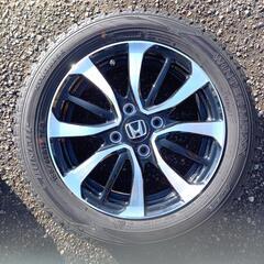 ホンダNBOX カスタム純正アルミホイールとスタッドレスタイヤの４本セット　　値下げしました。