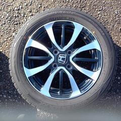 ホンダNBOX カスタム純正アルミホイールとスタッドレスタイヤの４本セット　　値下げしました。