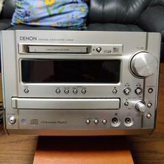 DENON　D-MG33　CD　MD　ラジオ　リモコン付き　音は...