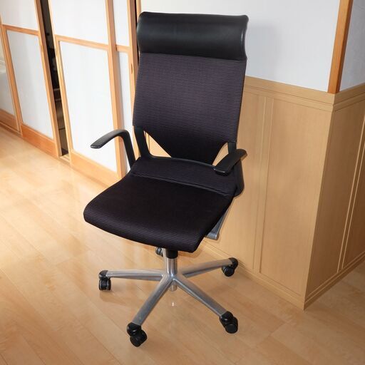 ウィルクハーン モダス Whilkhahn Modus ドイツ製 ハイバック 本革 レザー オフィスチェアー 椅子 いす イス 定価17万円