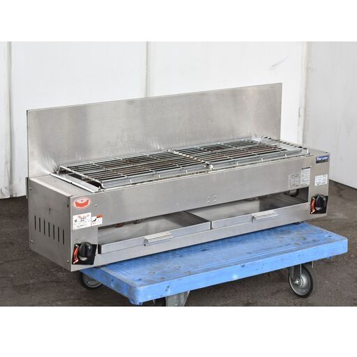 ≪yt974ジ≫ マルゼン ガス下火式焼物器 MGKS-204 赤外線バーナータイプ 兼用型 LPガス用 2016年 動作未確認 現状品 51105-03
