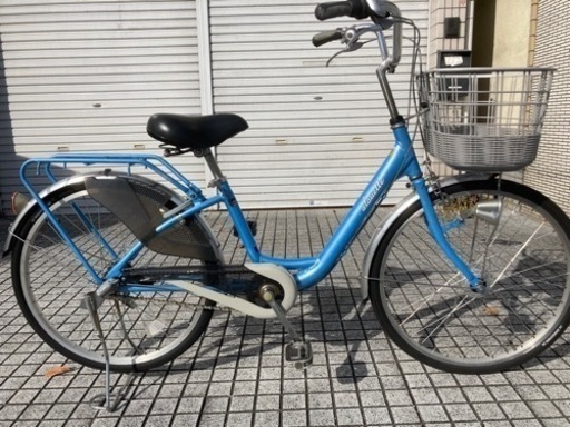 【24インチ自転車】美品❗️内装3段変速　LEDオートライト付　大型ふかふかサドル使用　若林自転車　浜大津店　SALE中❗️