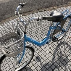 【24インチ自転車】美品❗️内装3段変速　LEDオートライト付　大型ふかふかサドル使用　若林自転車　浜大津店　SALE中❗️