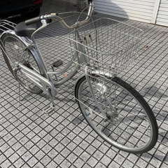 【27インチ自転車】内装3段変速　LEDオートライト付　リヤタイヤ、前カゴ新品❗️若林自転車　浜大津店　SALE中❗️