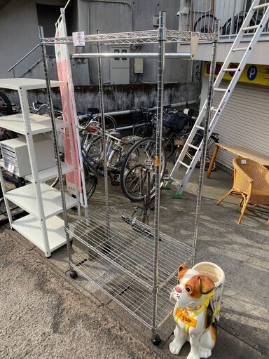 リサイクルショップどりーむ天保山店 No.10252 メタルラック 