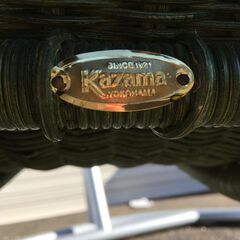 KAZAMA カザマ ハンギングチェア グリーン ラタン“ハンギングチェア” 究極の リラクゼーション、匠の技 が光る