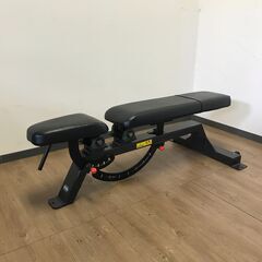 中古 アジャスタブルベンチ Think Fitness トレーニングベンチ 業務用 プロ仕様商 高さ/45.5cm 幅/67.5 (27)cm 奥行/137cm 博多区 金の隈