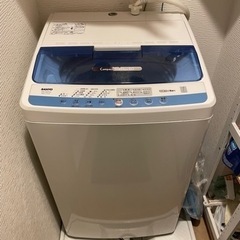 【交渉中】洗濯機お譲りします！(11/24-27引取お願いします)