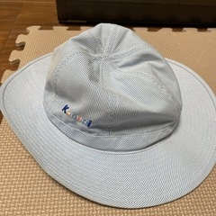 関西女子短期大学附属幼稚園の夏用通園帽子