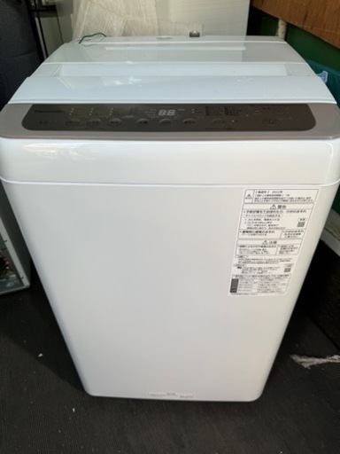 パナソニック　2022年　洗濯機　6kg