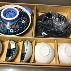 あったか土鍋・鉄なべセット　未使用品