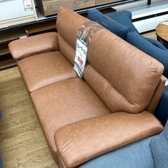KK-47【新入荷　アウトレット】3シーターソファ　ブラウン