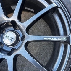 アドバンレーシングRS 18インチ 8.5j オフセット31 PCD114.3