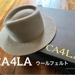 CA4LA ハット【ウールフェルト中折れ】