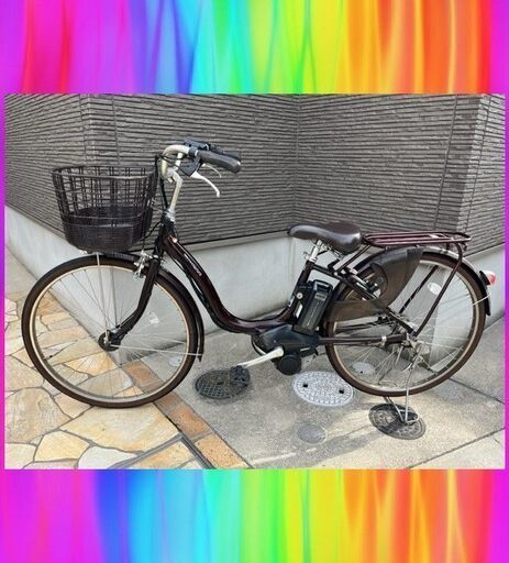 現行長生バッテリー！8.7Ah　ヤマハ　パスナチュラ　26インチ　 電動自転車　電動アシスト自転車