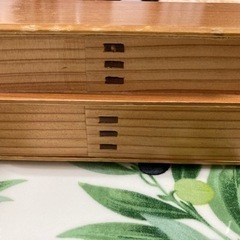 🍊様★木製の二段お弁当箱★軽いです！和の趣き