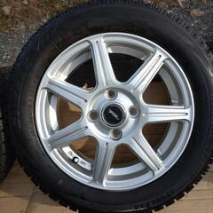 軽アルミホイル付スタッドレスタイヤ（ブリザックVRX）4本